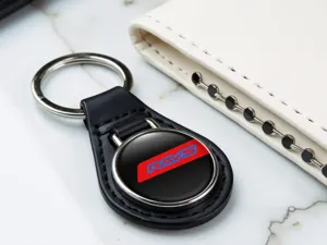 Rays Leather Key Chain Durable Modern Limited Edition